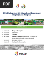 DOLE Integrated Livelihood and Emergency Employment Program