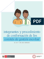 2023 - Integrantes de Los Comites de Gestion Escolar