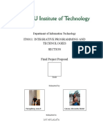 IT0011 Final Project Project Proposal