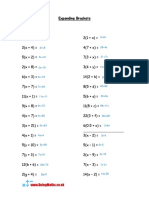 Expanding Single Brackets