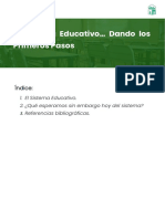 El Sistema Educativo Dando Los Primeros Pasos PDF