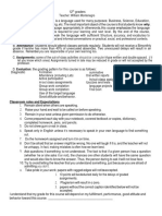 Classroom Rules 12 Graders PDF