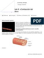 UNIDAD II. Capítulo 6 - Contracción Del Músculo Esquelético - Ana Montejo, Fisiología