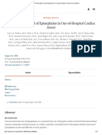 1 - A Randomized Trial of Epinephrine in Out-Of-Hospital Cardiac Arrest - NEJM