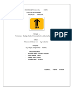 Tratamiento de Agua Residual Proveniente de La Industria Cervecera.