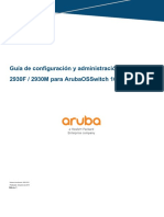 HPE - A00091307en - Us - 16.10 Aruba 2930F - 2930M Management and Configuration Guide For ArubaOS-Switch 16.10 (001-100) .En - Es