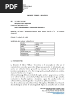 Informe Técnico - Mecánico: Gobierno Autónomo Descentralizado Municipal