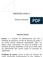 Peritos e Perícias e Cadeia de Custódia