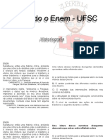 Exercícios ENEM e UFSC - Historiografia PDF