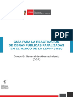 Guía Reactivación de Obras Públicas Paralizadas PDF