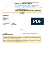 6° Grado - Planificador Del 21 Al 25 de Marzo