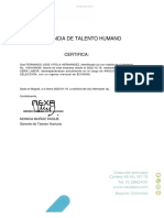 Certificacion Laboral