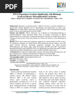 MTA Corrlelations With Histologic Grade MEC