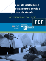 ANovaLeideLicitaçõeseContratos ApresentacaoCurso