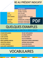 Le Verbe Etre Au Présent Indicatif