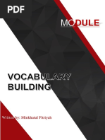 Modul Vocabulary Building.