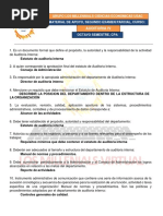 AUDITORIA IV, Segundo Parcial