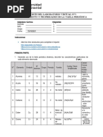 Reporte Laboratorio Virtual #5 - Reconocimiento y Propiedades de La Tabla Periódica