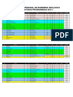 Horario de Clases Semestre 2023-1 (Sab 18 Marzo)