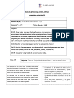 2º Lenguaje 8 Entrega Octubre PDF