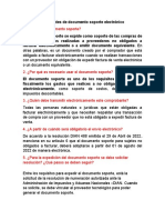 Preguntas Frecuentes de Documento Soporte Electrónico