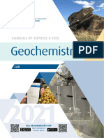 ALS Geochemistry Fee Schedule CAD