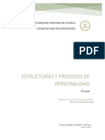 Estructuras y Procesos de Persoanalidad, Ensayo.