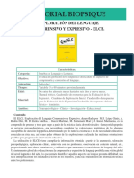 LEN 16 Exploracion Del Lenguaje Comprensivo y Expresivo ELCE PDF