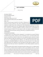 Auto Supremo: Estado Plurinacional de Bolivia Organo Judicial