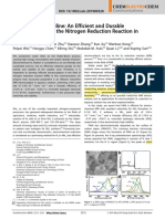 Structured Polyaniline An Efficient and Durable Electrocatalyst For The Nitrogen Reduction