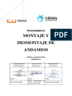 Lj-Sig-Sst-Pr-034 - Montaje y Desmontaje de Andamio