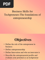 Introduction To Entreprenuership