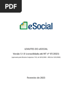 Leiautes Do Esocial V S 1 0 (Cons Ate NT 07 2023) PDF