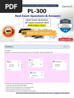 CertyIQ PL-300 UpdatedExam Dumps - Part 1 - 2023