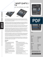 MIXPAD MXP124FX MXP144FX CUTSHEET - mUo1d8O PDF