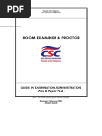 GUIDE FOR ROOM EXAMINER - 2023 02 Revised CSE Pen Paper Test Modified PDF