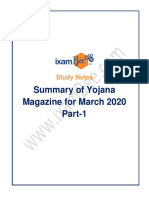 YojanaMarch2020summary Part11586344521 PDF