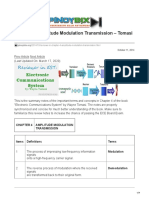 Chapter 4 Amplitude Modulation Transmission Tomasi Review