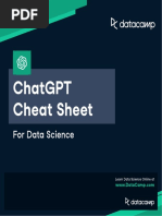 ChatGPT Cheat Sheet - DataCamp PDF