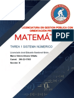 Tarea Sistema Numerico UMG