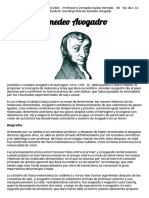 Biografía de Amedeo Avogadro