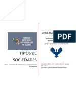 Informe de Tipos de Sociedades