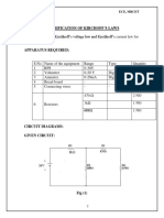 Practicle 1 KVL & KCL