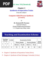 CHAPTER 3 - Synthesis of Separation Trains