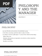 Philosophy and The Manager