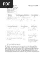 Alan Jacobs - The Bankruptcy Trustee For New Century Mortgage and Home123 Corporation-Resume - He Is President of AMJ Advisors LLC