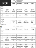 Class Timetables - 18.01.2023