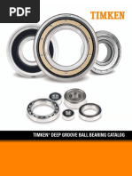 Deep Groove Ball Bearing Catalog - 10857