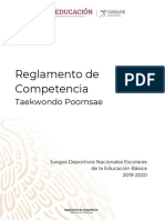 Reglamento Taekwondo 27 Ene PDF