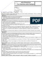 6 Exercices Réactions Acido-Basique 1